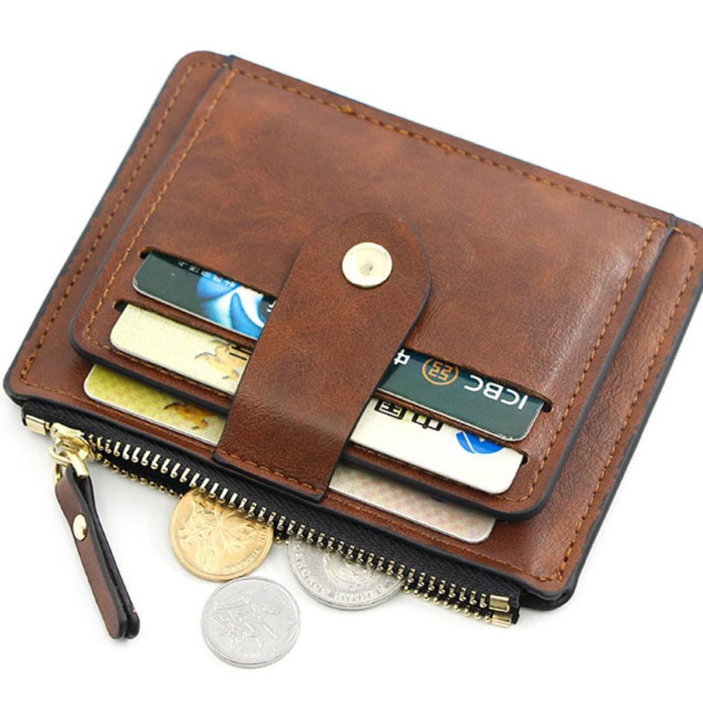 New faux leather ID card holder